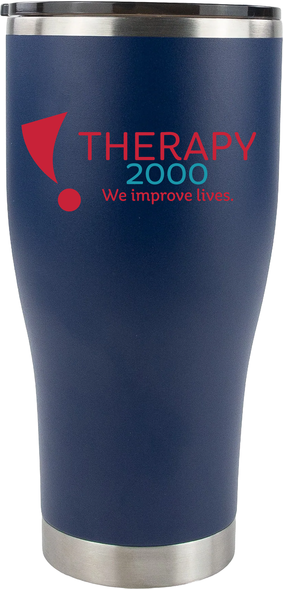 Therapy 2K 30 oz UV Printed Color Logo Modern Curve Tumbler
