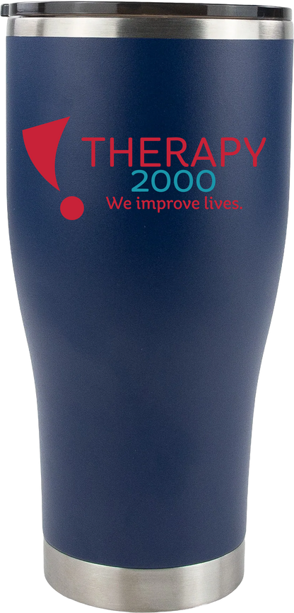 Therapy 2K 30 oz UV Printed Color Logo Modern Curve Tumbler