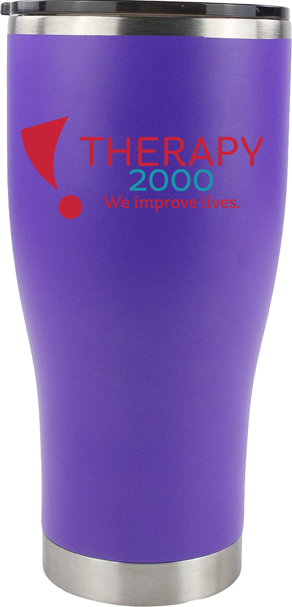 Therapy 2K 30 oz UV Printed Color Logo Modern Curve Tumbler