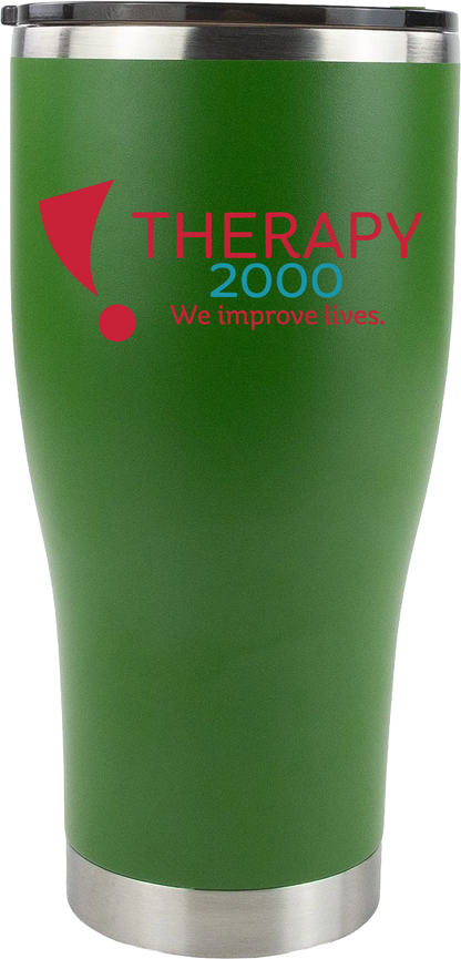 Therapy 2K 30 oz UV Printed Color Logo Modern Curve Tumbler