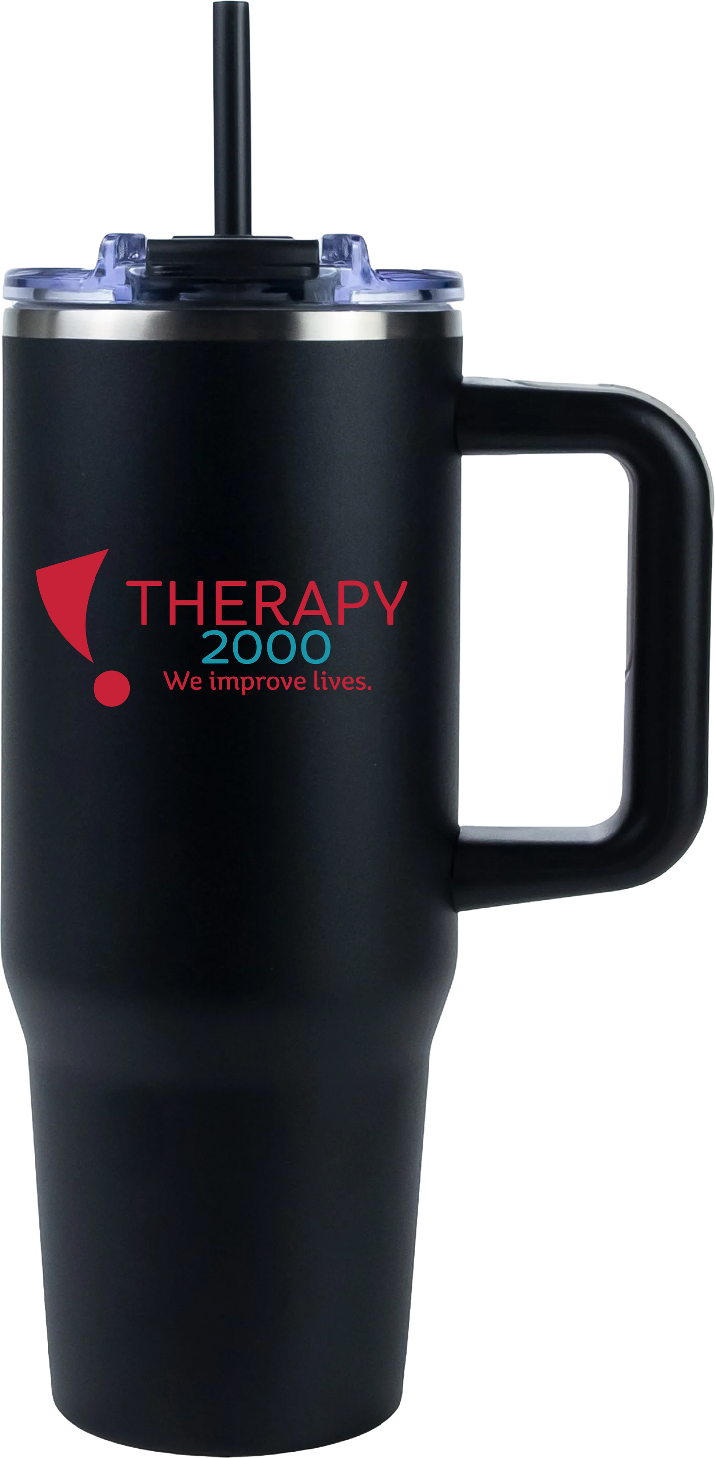 Therapy 2000 30oz Big Swig Tumbler with Handle – Full Color UV Printed Logo
