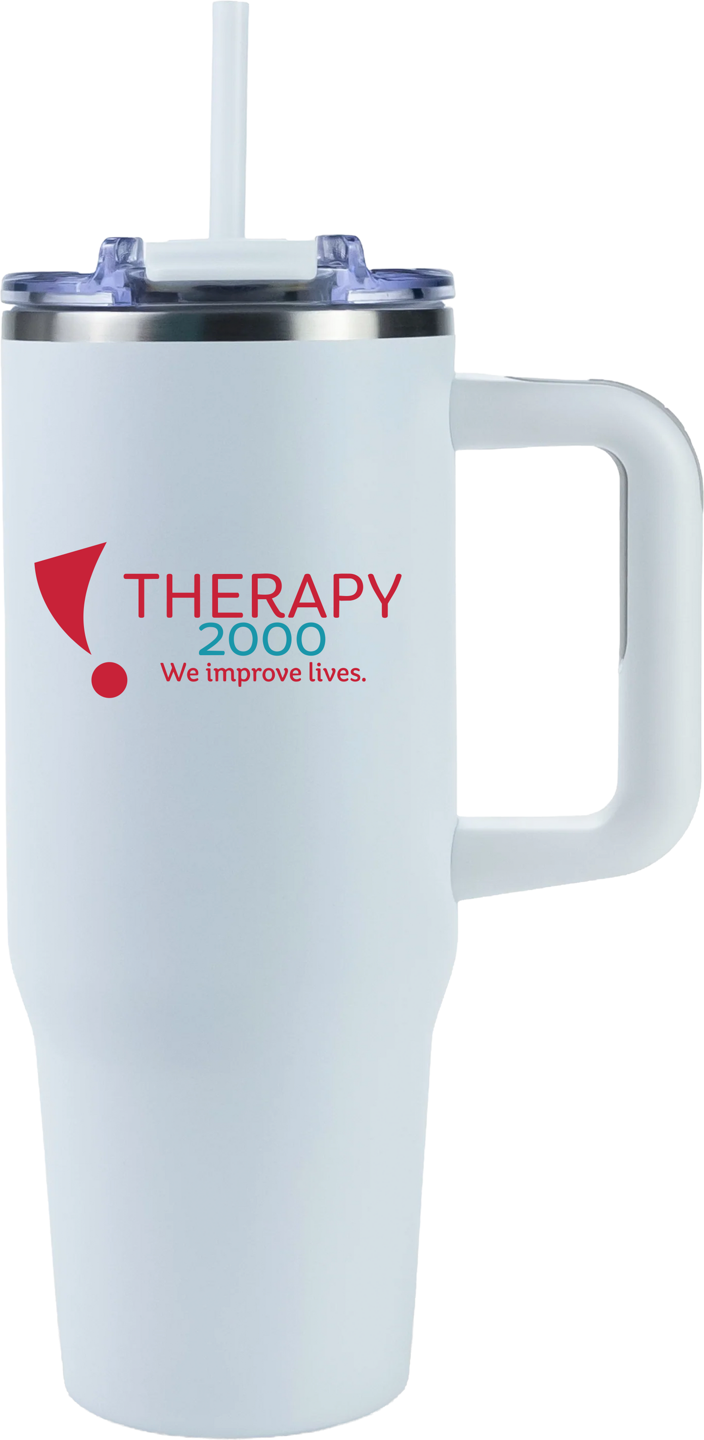 Therapy 2000 30oz Big Swig Tumbler with Handle – Full Color UV Printed Logo