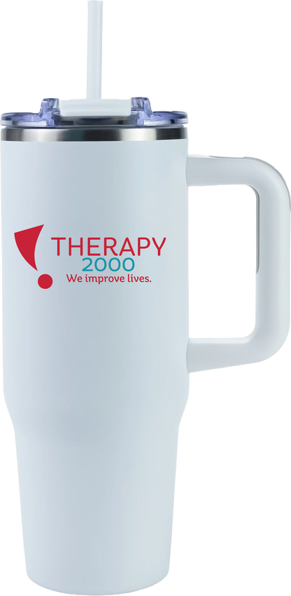 Therapy 2000 30oz Big Swig Tumbler with Handle – Full Color UV Printed Logo