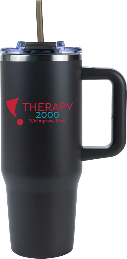 Therapy 2000 30oz Big Swig Tumbler with Handle – Full Color UV Printed Logo
