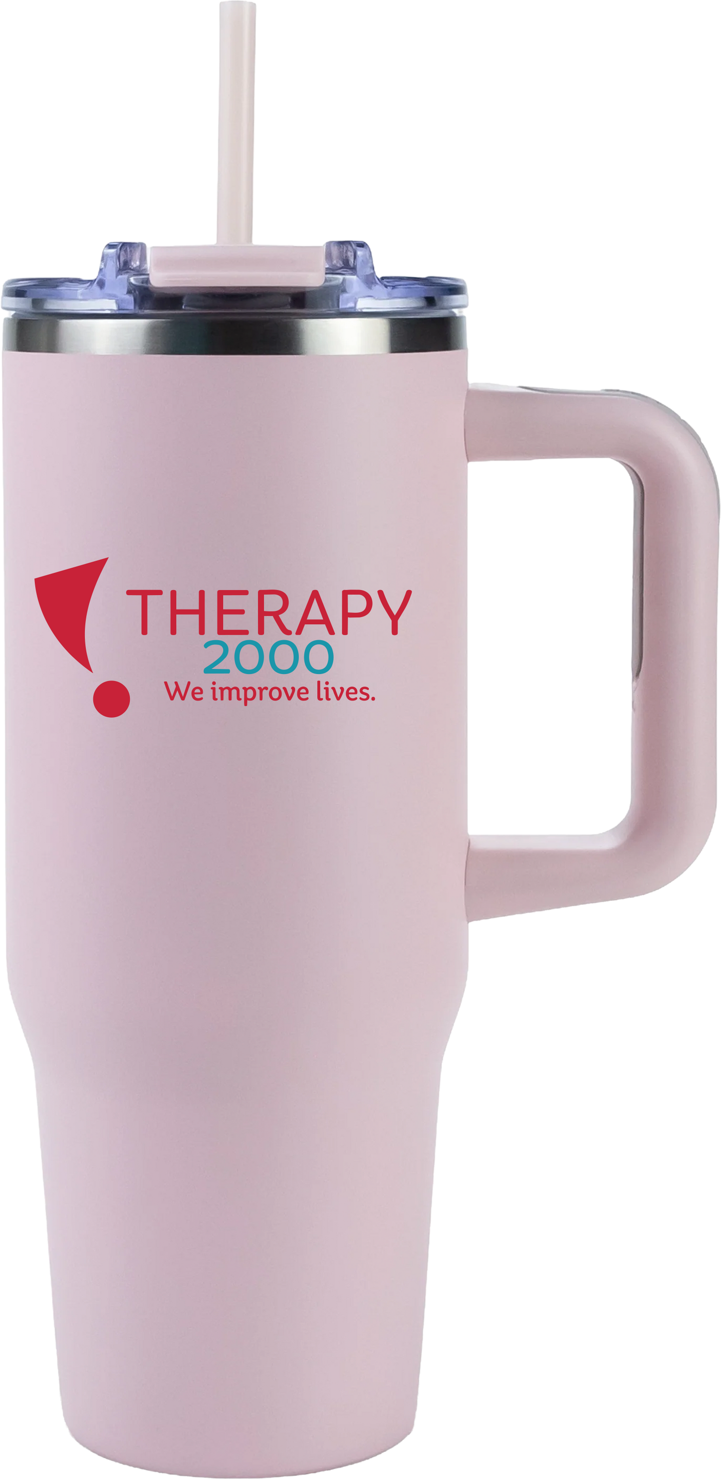 Therapy 2000 30oz Big Swig Tumbler with Handle – Full Color UV Printed Logo
