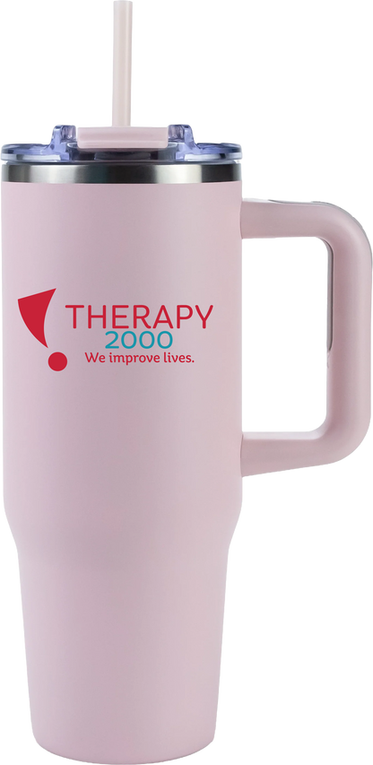 Therapy 2000 30oz Big Swig Tumbler with Handle – Full Color UV Printed Logo