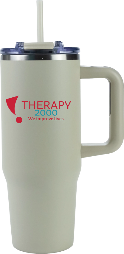 Therapy 2000 30oz Big Swig Tumbler with Handle – Full Color UV Printed Logo