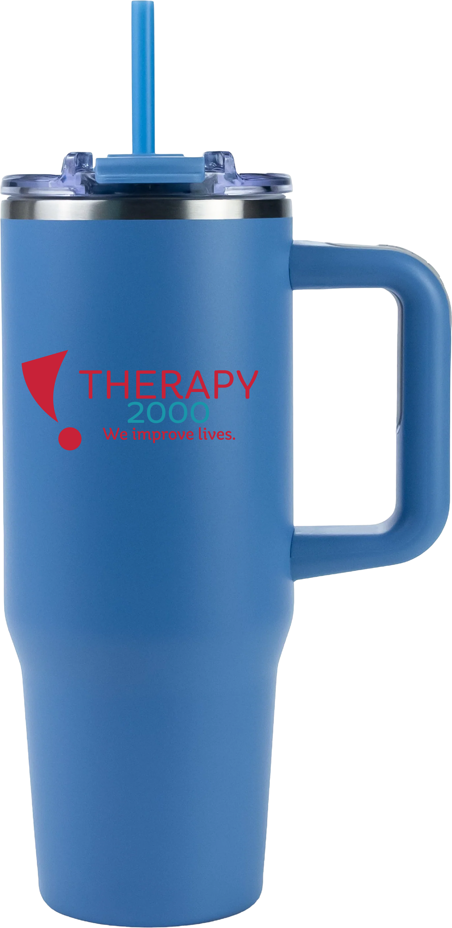 Therapy 2000 30oz Big Swig Tumbler with Handle – Full Color UV Printed Logo