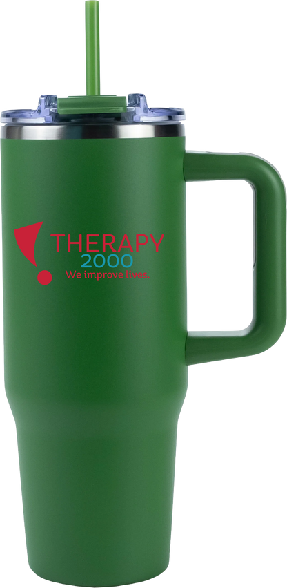 Therapy 2000 30oz Big Swig Tumbler with Handle – Full Color UV Printed Logo