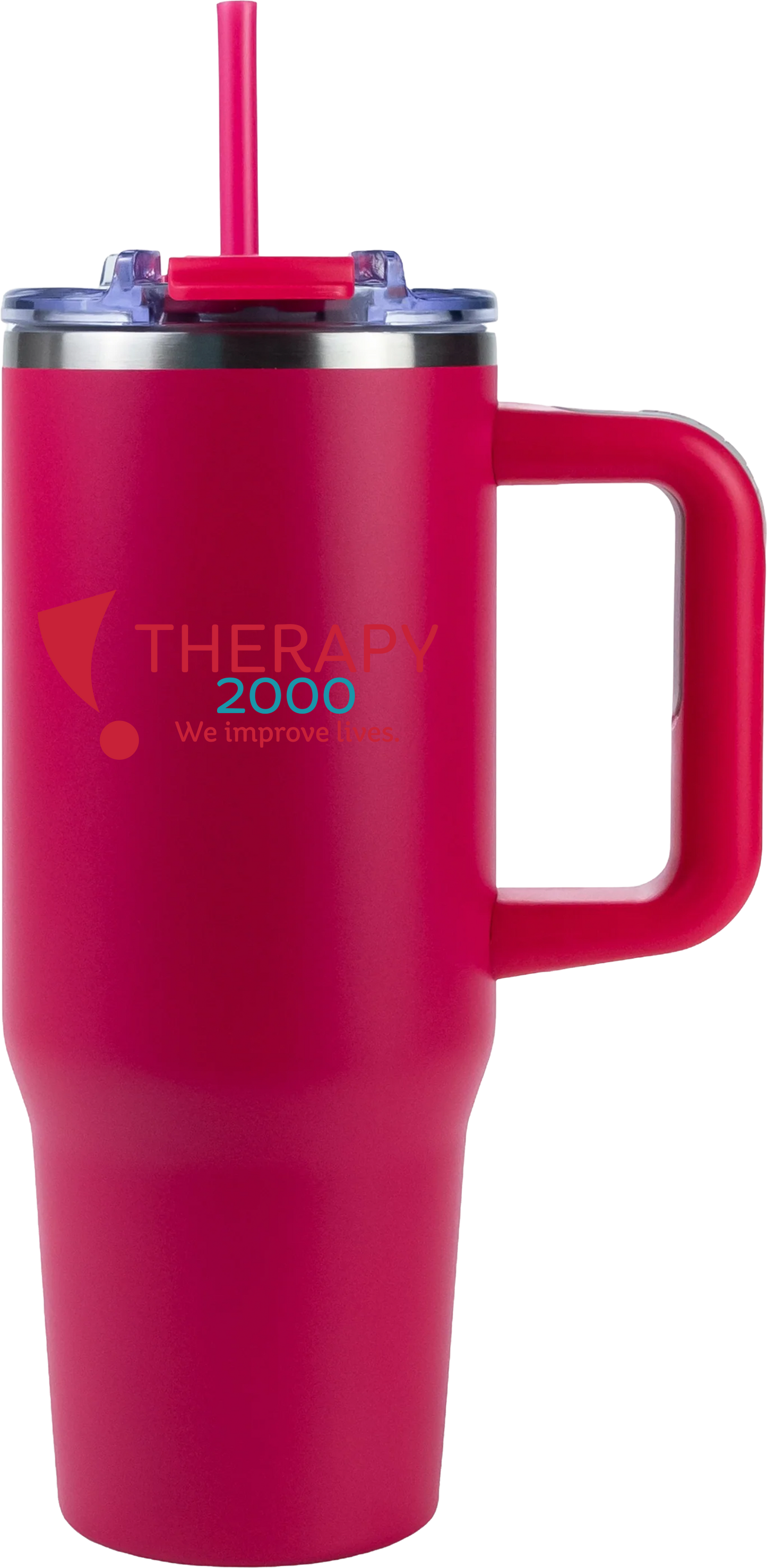 Therapy 2000 30oz Big Swig Tumbler with Handle – Full Color UV Printed Logo