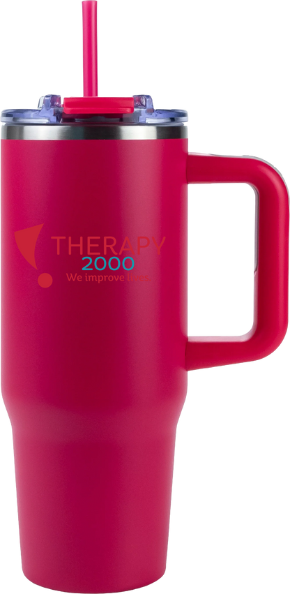 Therapy 2000 30oz Big Swig Tumbler with Handle – Full Color UV Printed Logo