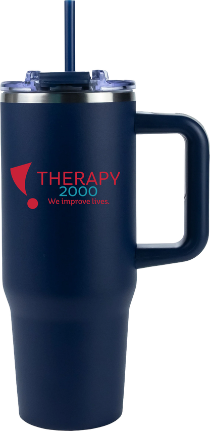 Therapy 2000 30oz Big Swig Tumbler with Handle – Full Color UV Printed Logo