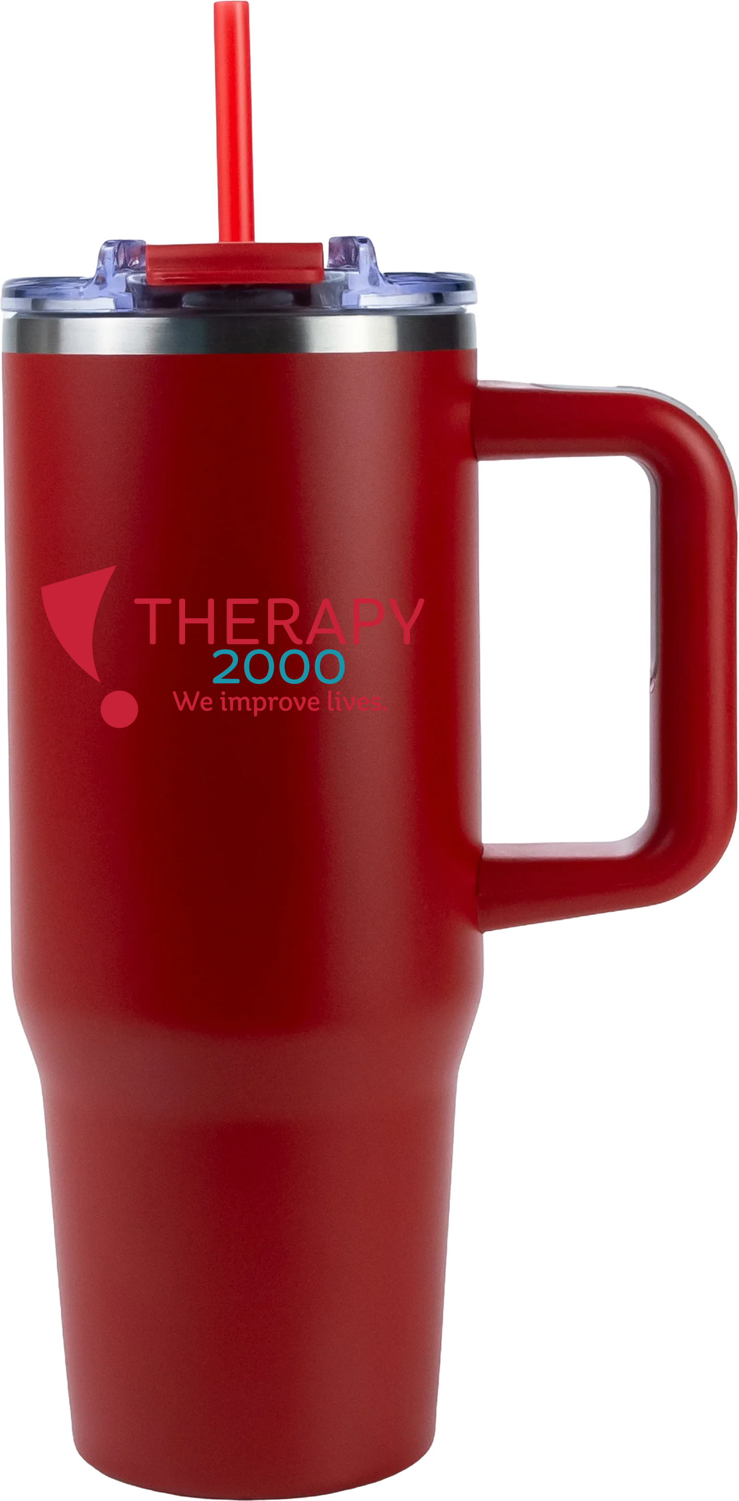 Therapy 2000 30oz Big Swig Tumbler with Handle – Full Color UV Printed Logo