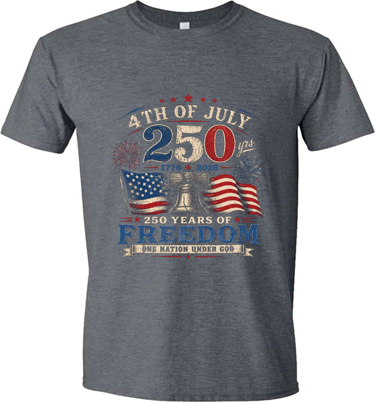 250 Years of Freedom Patriotic T-Shirt