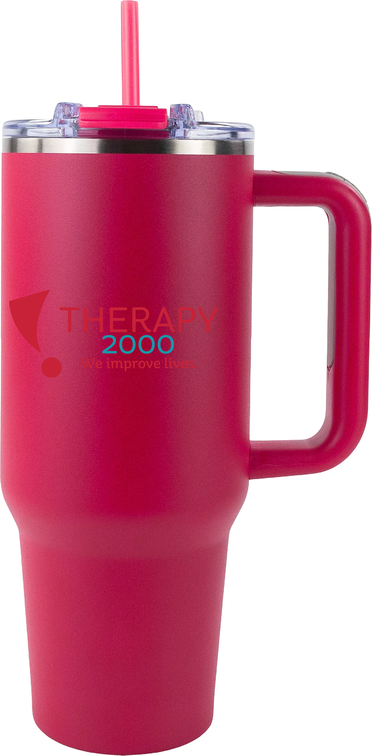 Therapy 2000 40oz Big Swig Tumbler with Handle | Color UV Printed Logo