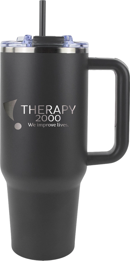 Therapy 2000 40oz Big Swig Tumbler with Handle | Engraved Logo