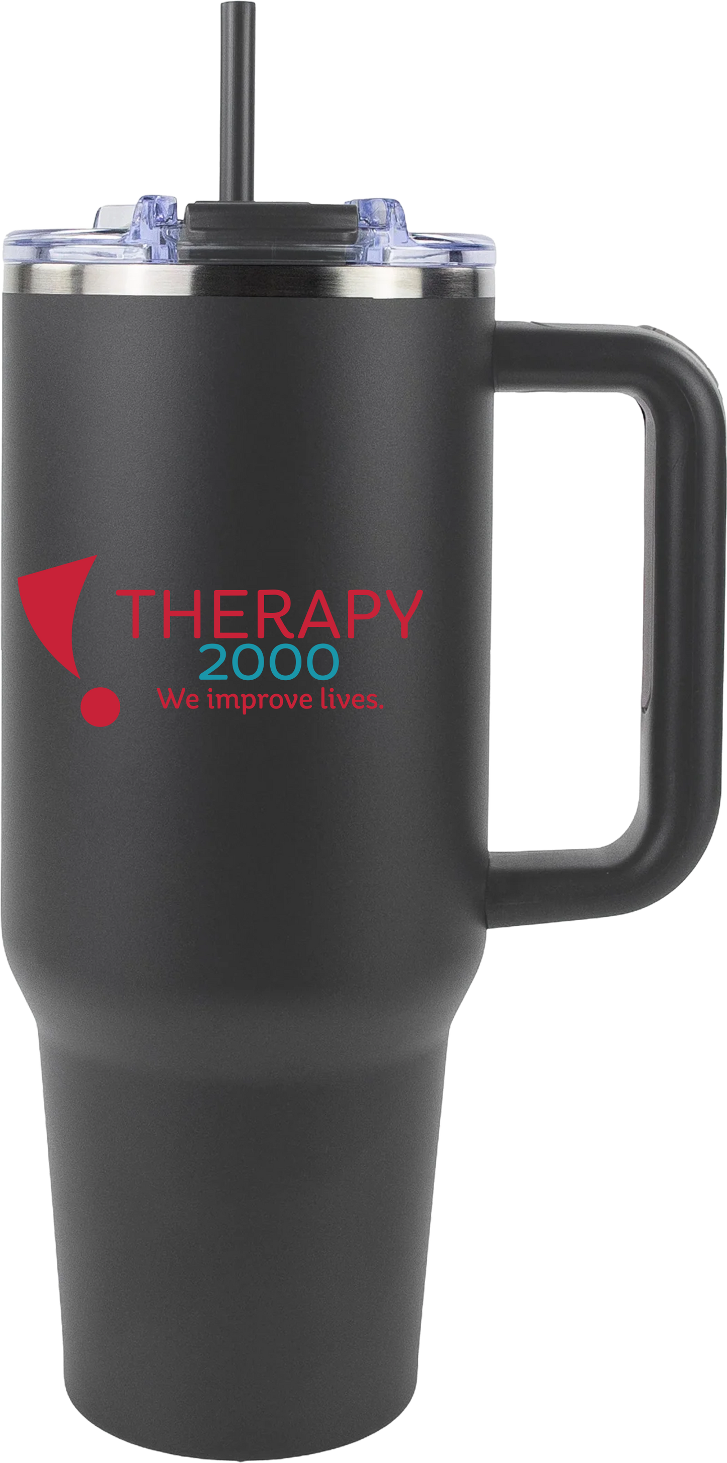 Therapy 2000 40oz Big Swig Tumbler with Handle | Color UV Printed Logo
