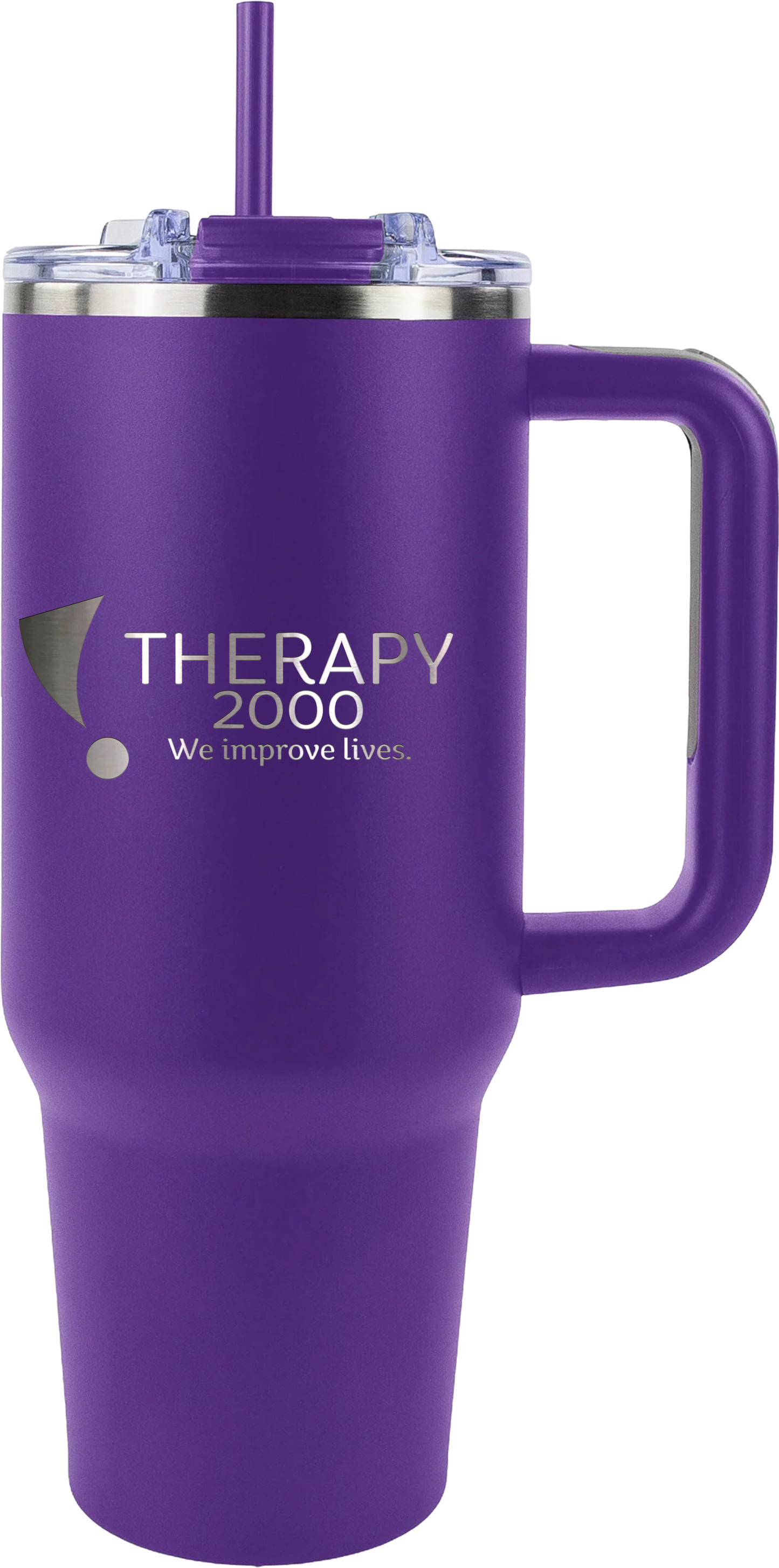 Therapy 2000 40oz Big Swig Tumbler with Handle | Engraved Logo