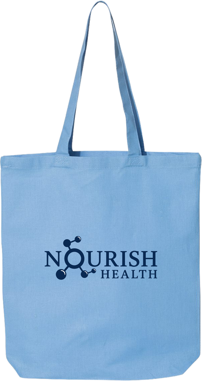Nourish Health Cotton Canvas Tote Bag