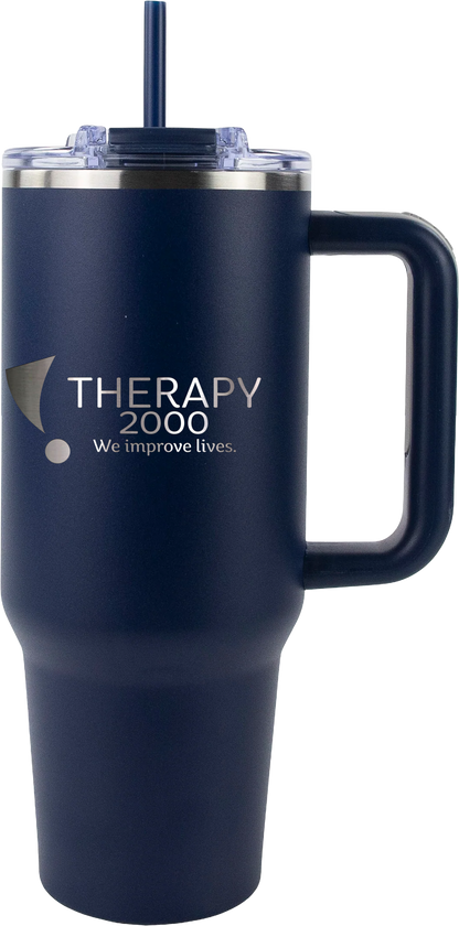 Therapy 2000 40oz Big Swig Tumbler with Handle | Engraved Logo