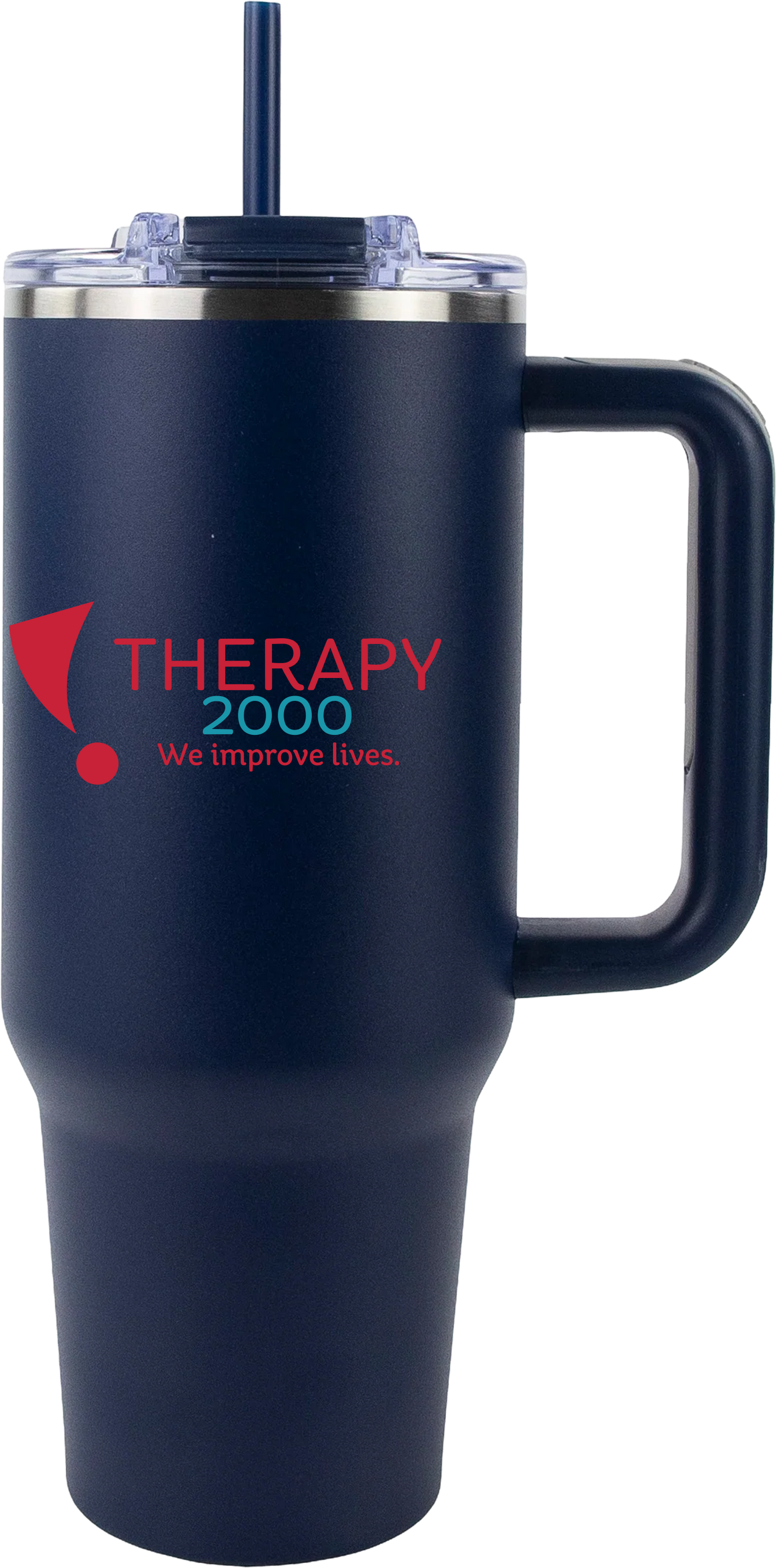 Therapy 2000 40oz Big Swig Tumbler with Handle | Color UV Printed Logo