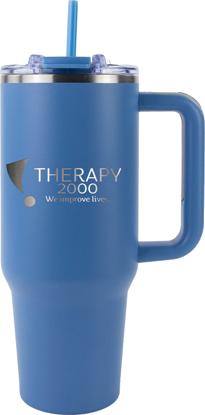 Therapy 2000 40oz Big Swig Tumbler with Handle | Engraved Logo