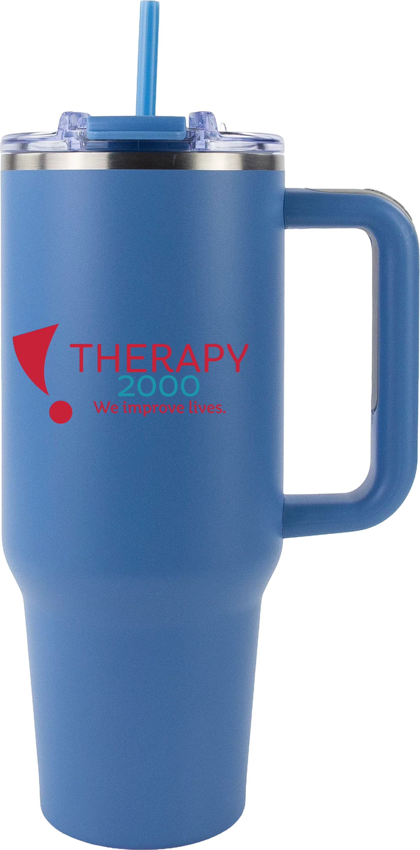 Therapy 2000 40oz Big Swig Tumbler with Handle | Color UV Printed Logo