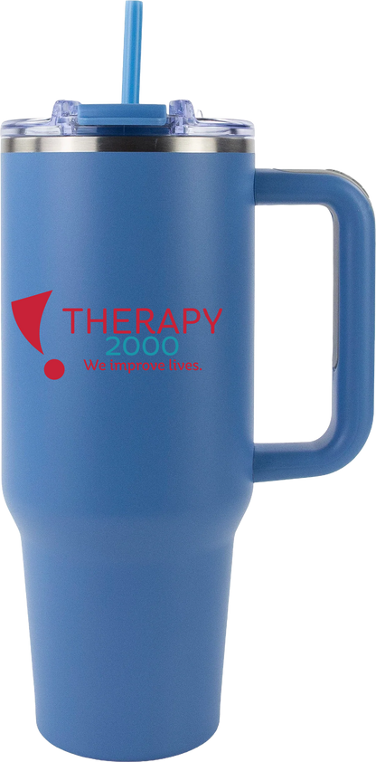 Therapy 2000 40oz Big Swig Tumbler with Handle | Color UV Printed Logo