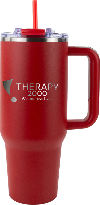 Therapy 2000 40oz Big Swig Tumbler with Handle | Engraved Logo