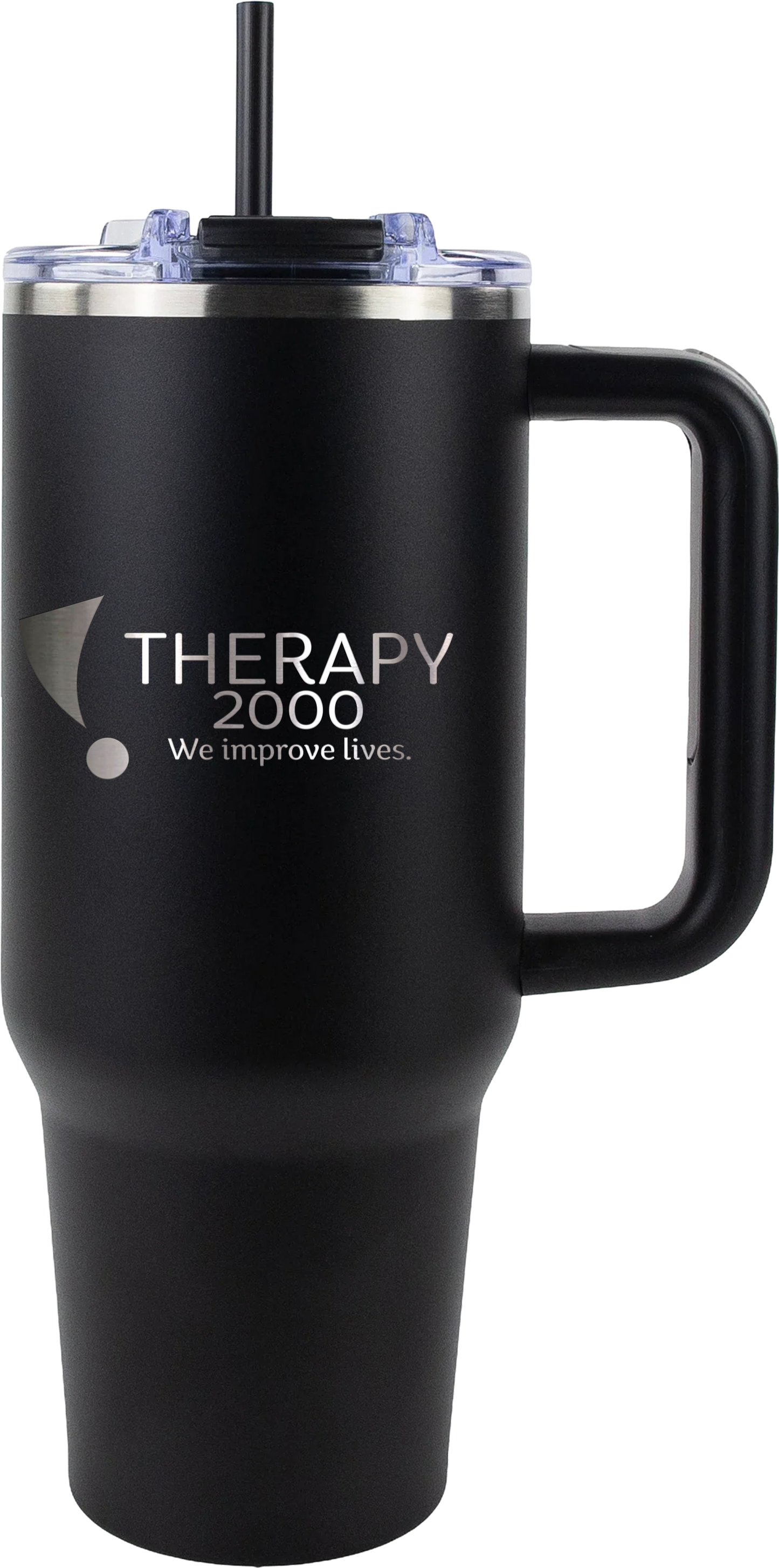Therapy 2000 40oz Big Swig Tumbler with Handle | Engraved Logo