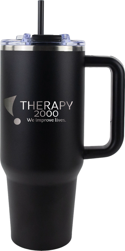 Therapy 2000 40oz Big Swig Tumbler with Handle | Engraved Logo