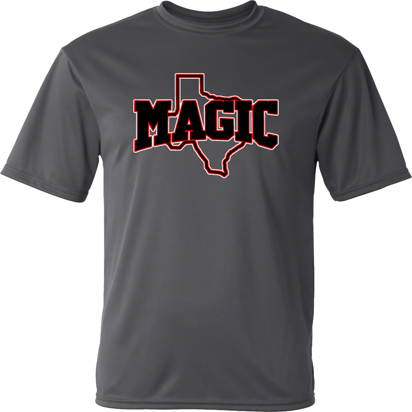 Texas Magic Performance T-Shirt – Texas Shape Logo