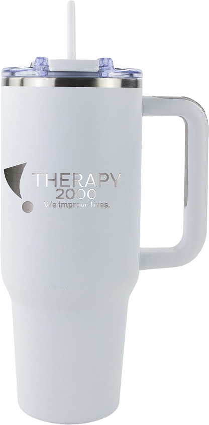 Therapy 2000 40oz Big Swig Tumbler with Handle | Engraved Logo