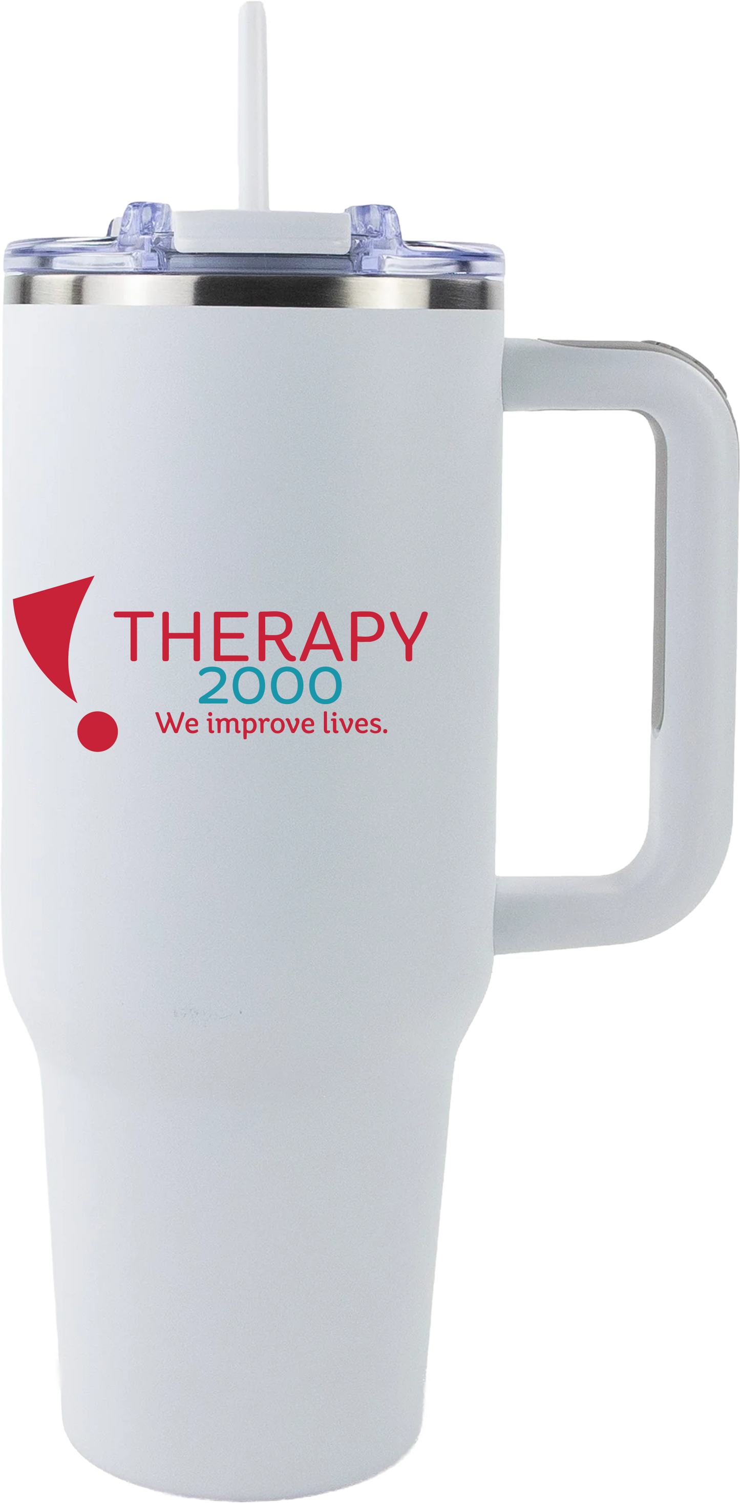 Therapy 2000 40oz Big Swig Tumbler with Handle | Color UV Printed Logo