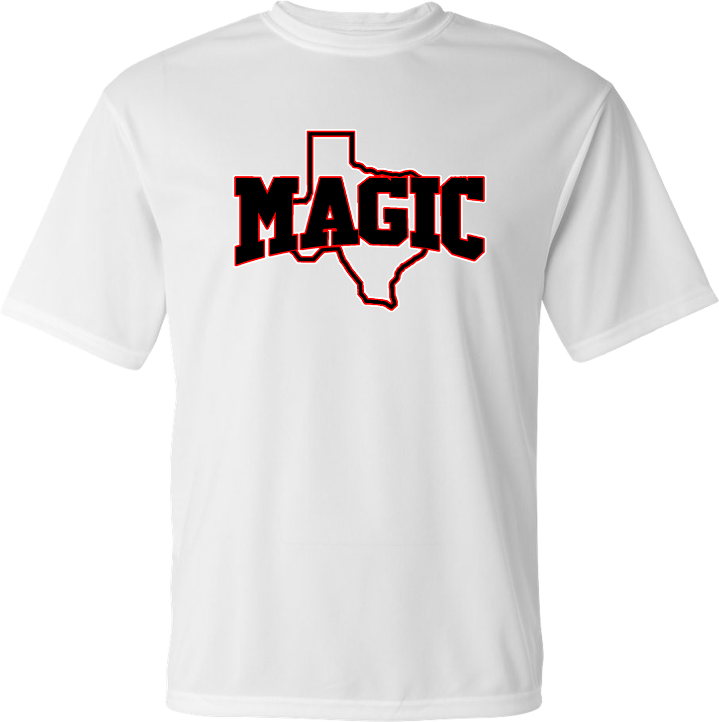 Texas Magic Performance T-Shirt – Texas Shape Logo