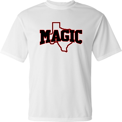 Texas Magic Performance T-Shirt – Texas Shape Logo