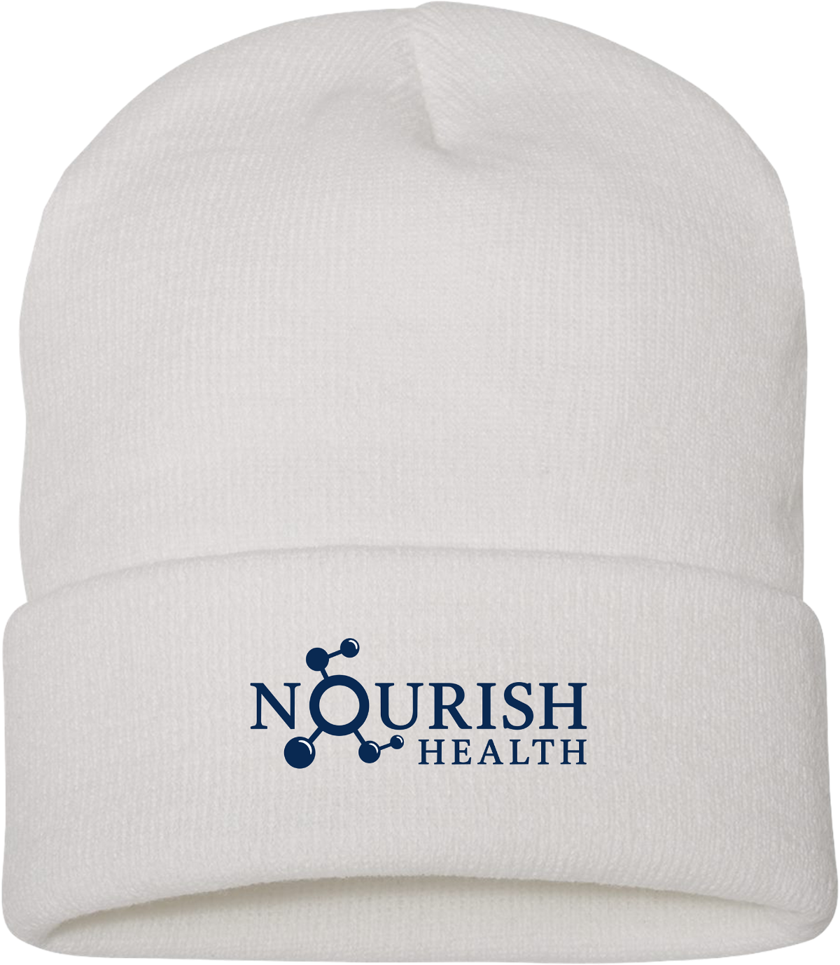 Nourish Health Knit Cuffed Beanie