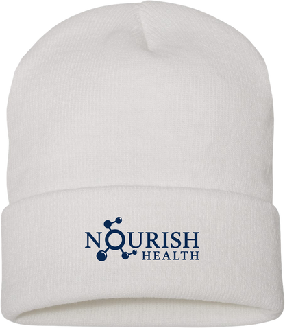 Nourish Health Knit Cuffed Beanie