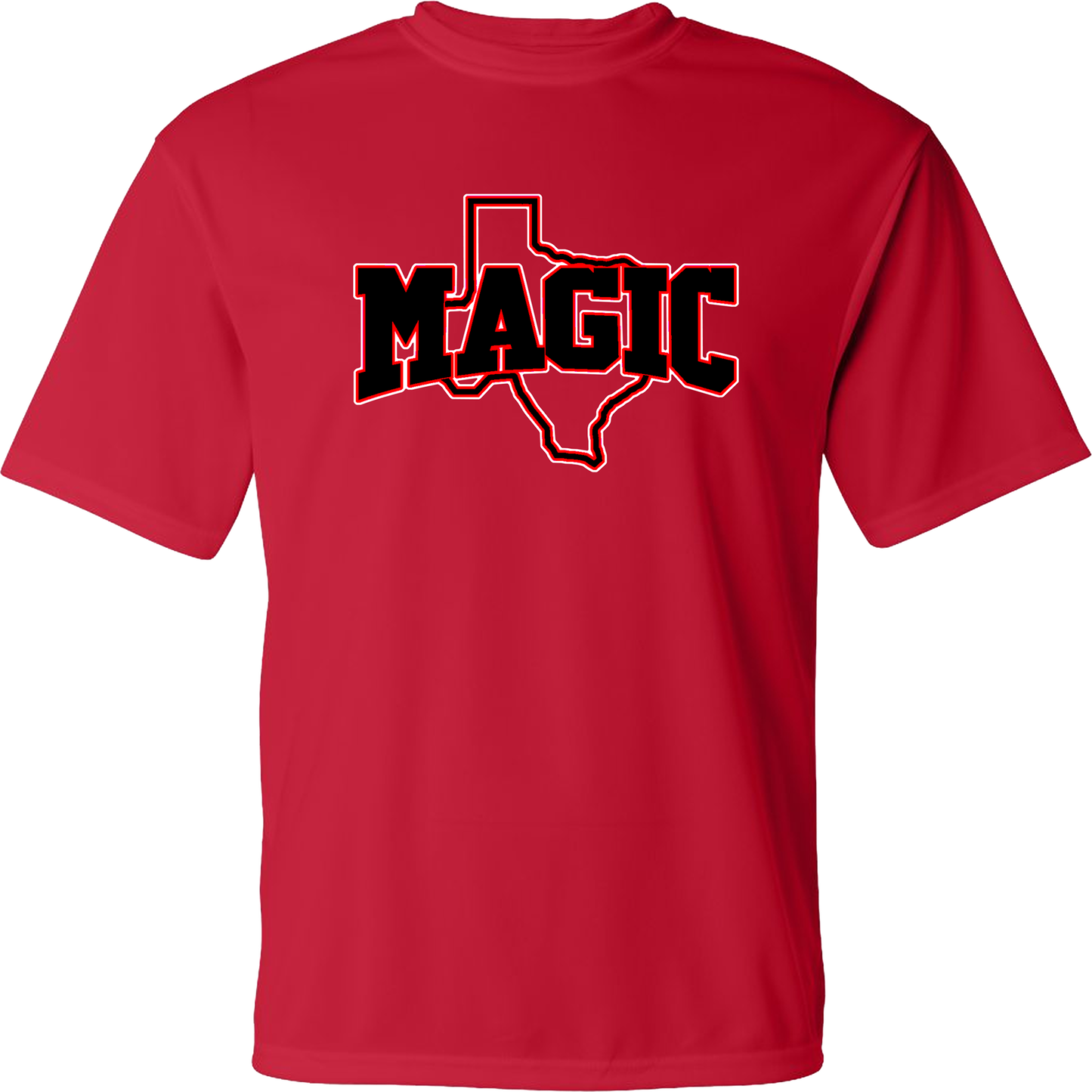 Texas Magic Performance T-Shirt – Texas Shape Logo
