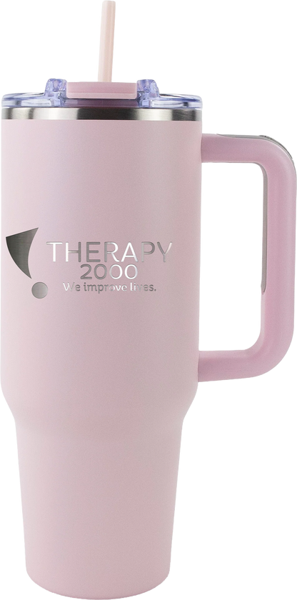 Therapy 2000 40oz Big Swig Tumbler with Handle | Engraved Logo