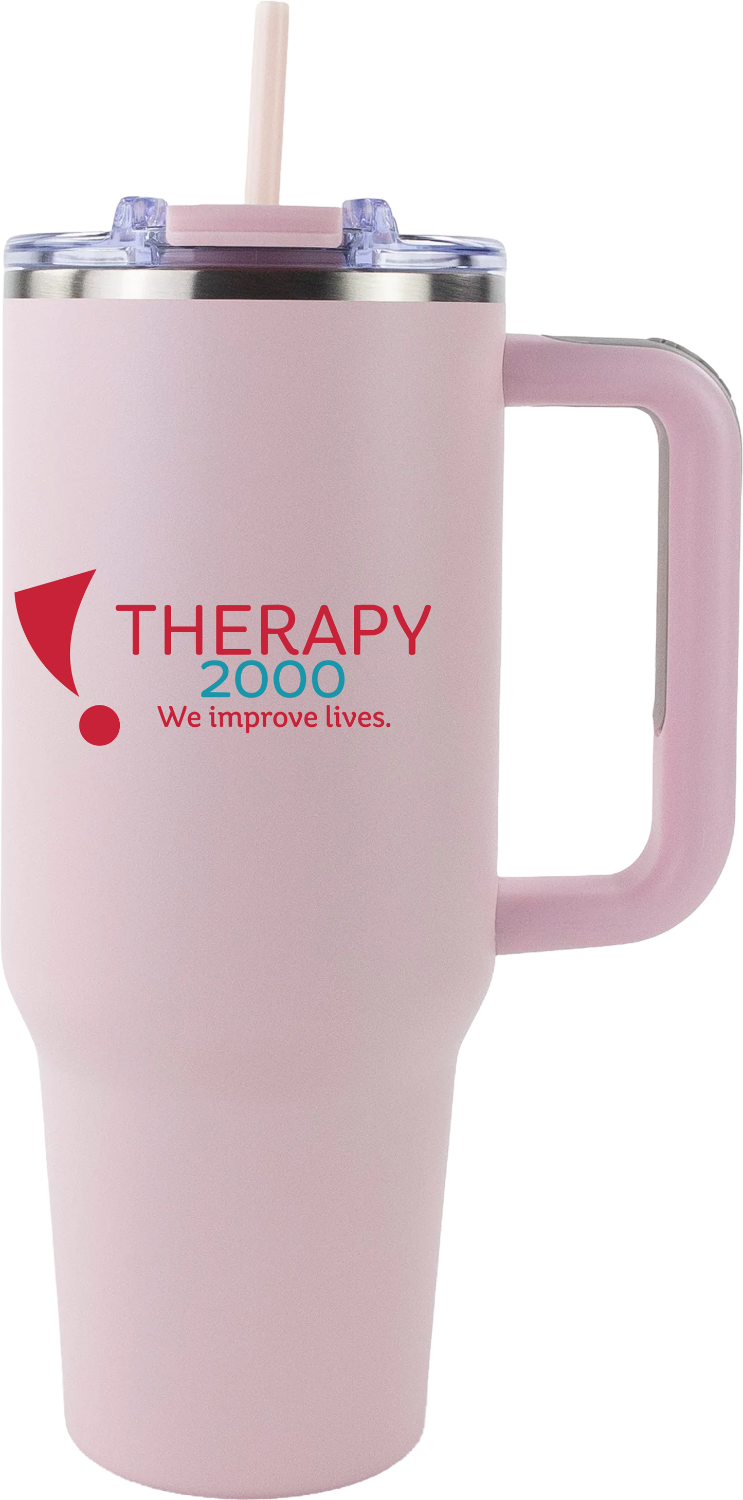 Therapy 2000 40oz Big Swig Tumbler with Handle | Color UV Printed Logo