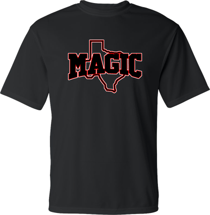 Texas Magic Performance T-Shirt – Texas Shape Logo