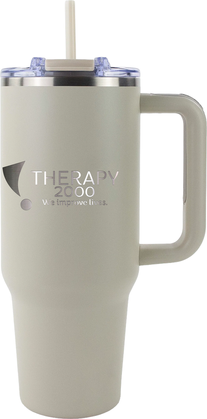 Therapy 2000 40oz Big Swig Tumbler with Handle | Engraved Logo