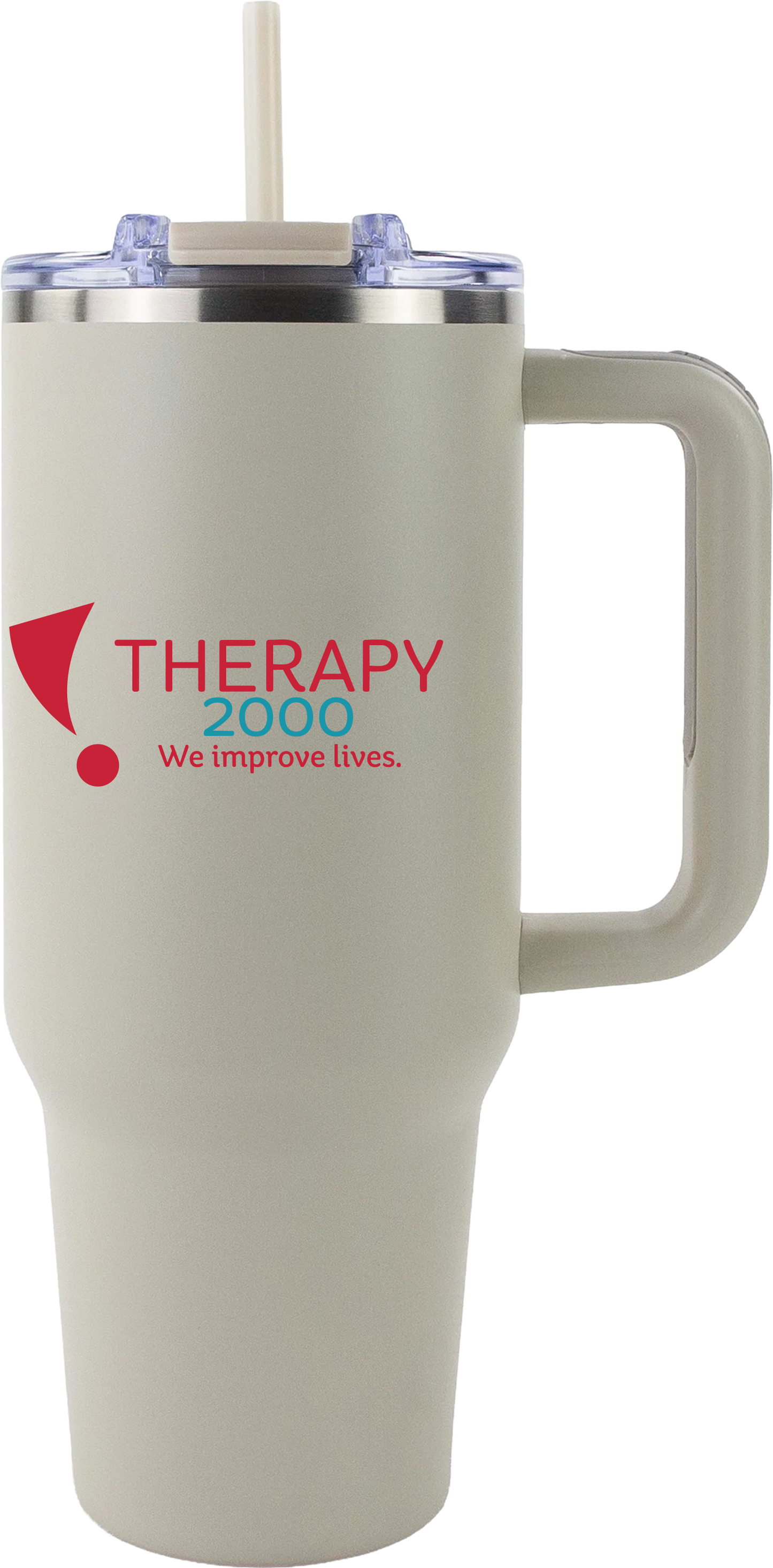 Therapy 2000 40oz Big Swig Tumbler with Handle | Color UV Printed Logo