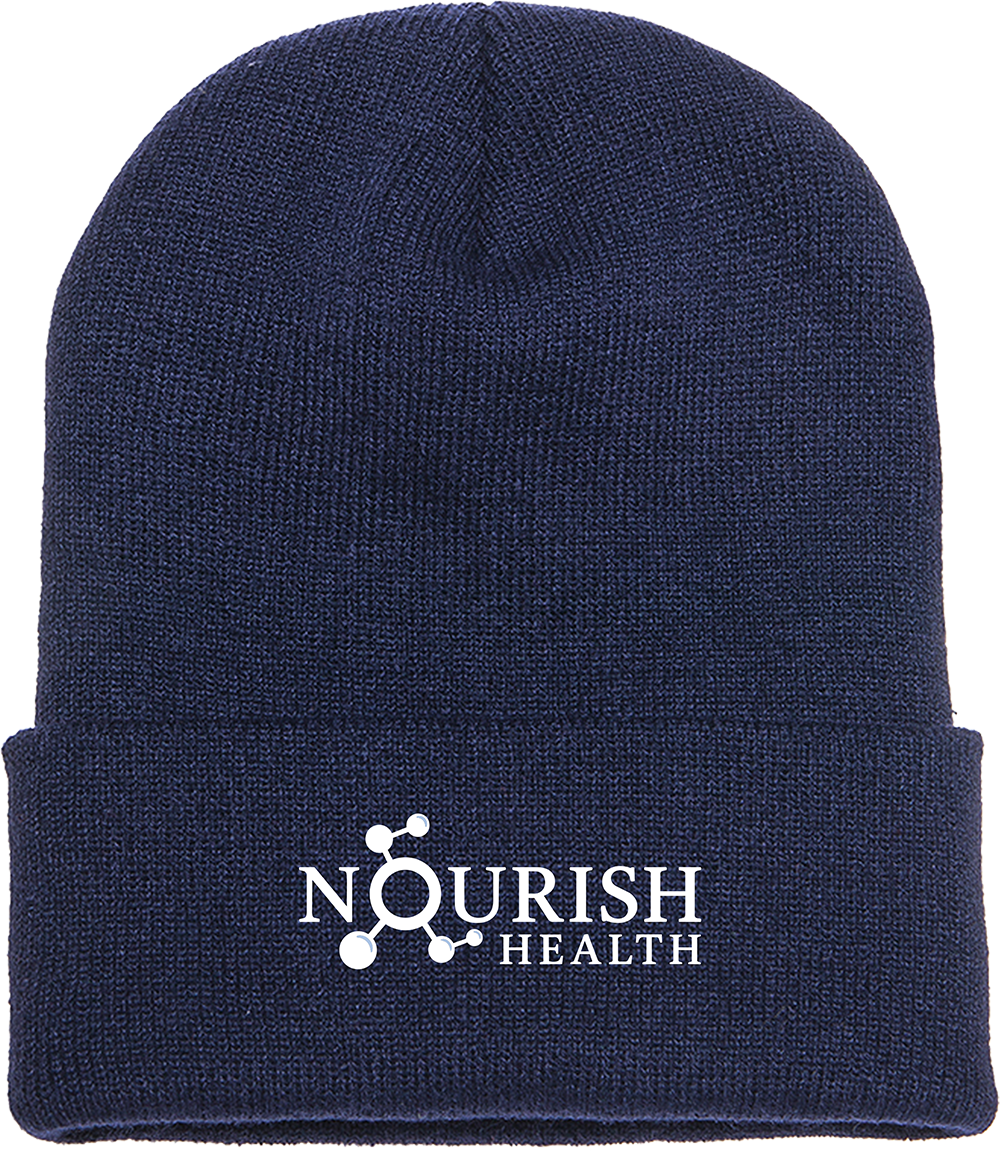 Nourish Health Knit Cuffed Beanie