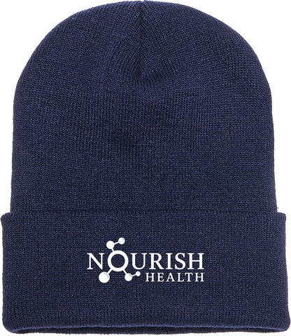 Nourish Health Knit Cuffed Beanie