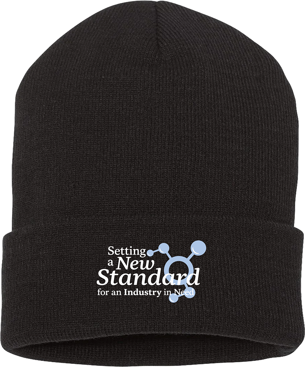 Nourish Health Knit Cuffed Beanie