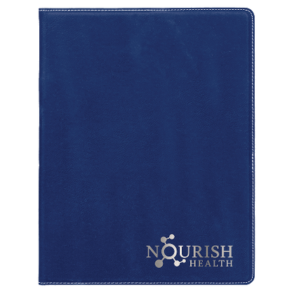 Nourish Health Leatherette Notebook – 8.5" x 11"