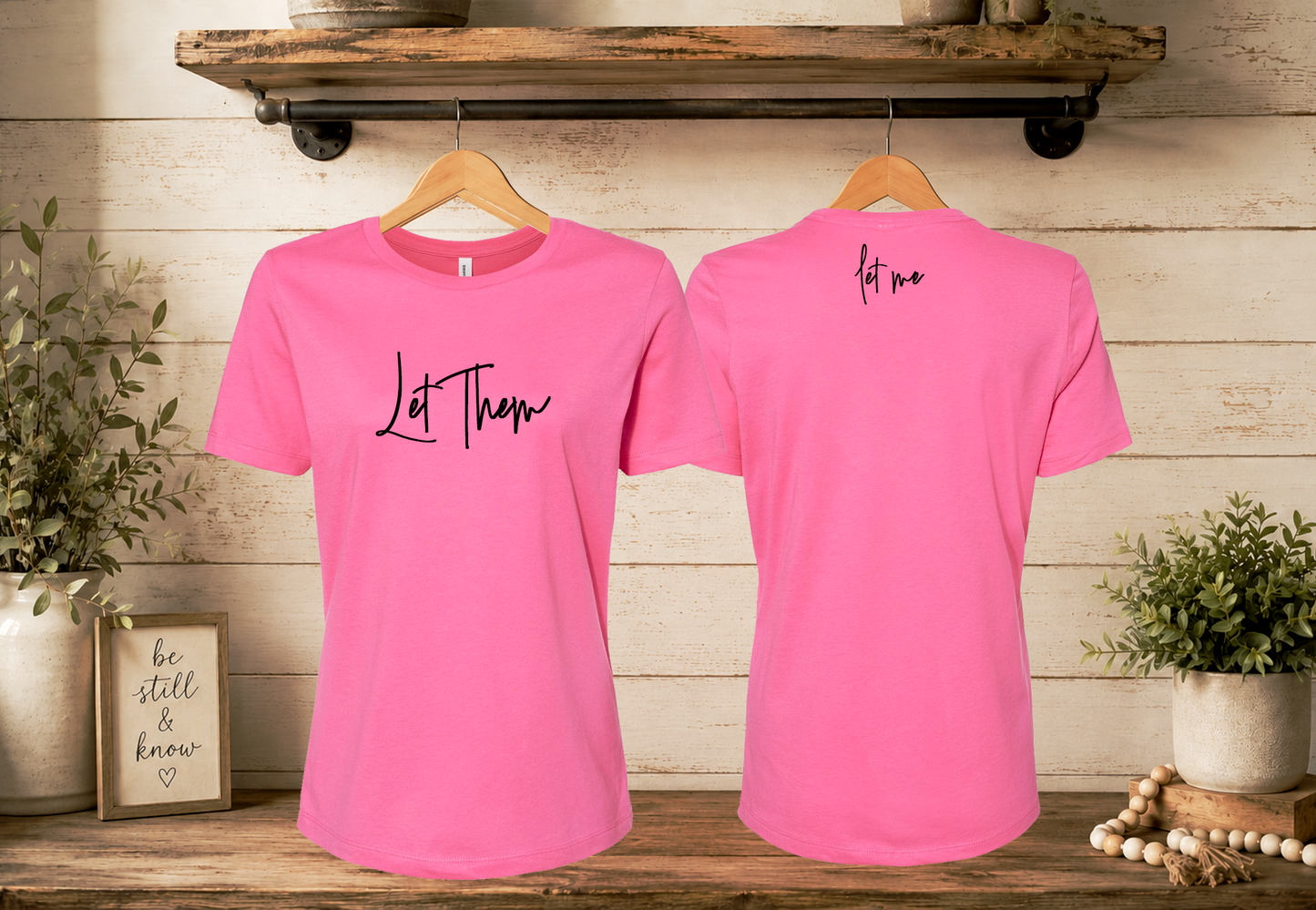 Let Them. Let Me. Women's Relaxed Tee