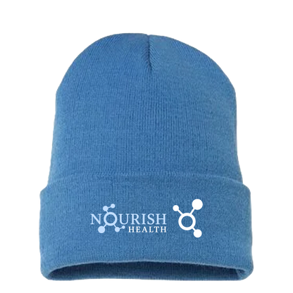 Nourish Health Knit Cuffed Beanie